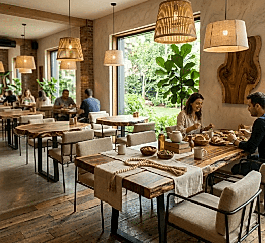 Neden Kütük Masa? Restoran Dekorasyonunda Doğallığın Müşteri Deneyimine Etkisi