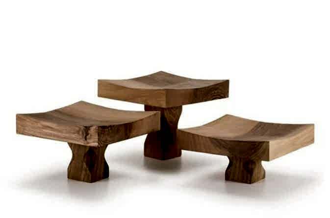 Yükseltici Set Kek Standı / Ceviz / 3171