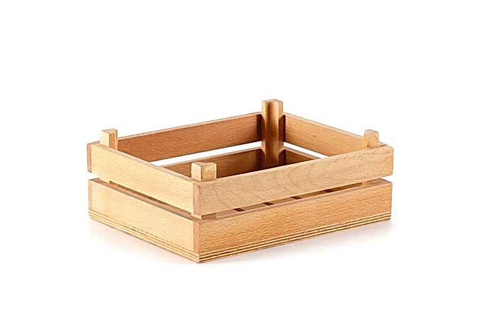 Oluklu Ahşap Tepsi / Kayın / 1344