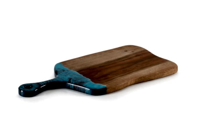 Epoksi Ahşap  Kesme Tahtası / Ceviz / 3214