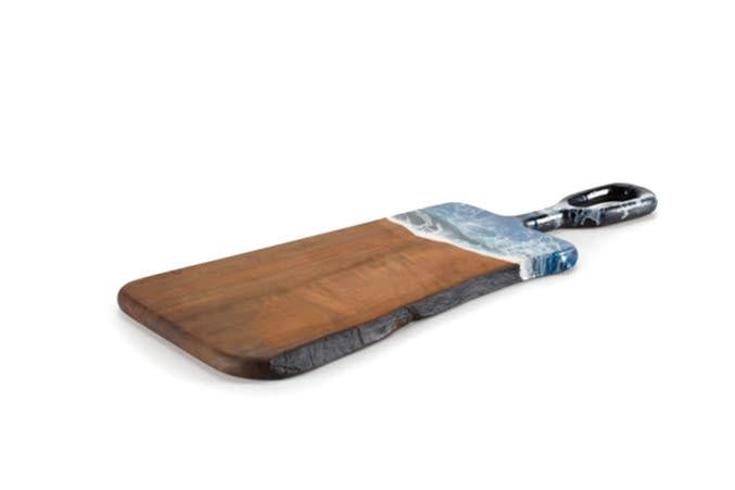 Epoksi Ahşap  Kesme Tahtası / Ceviz / 3211