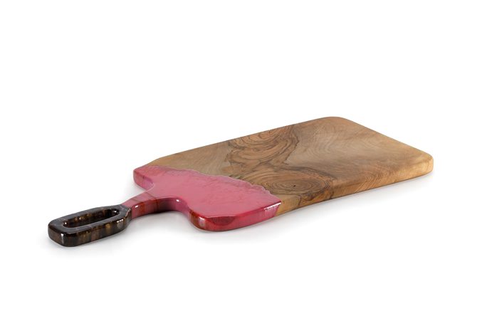 Epoksi Ahşap  Kesme Tahtası / Iroko /  2 EPX 1006