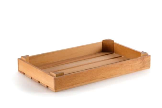 Oluklu Ahşap Tepsi / Kayın / 1930