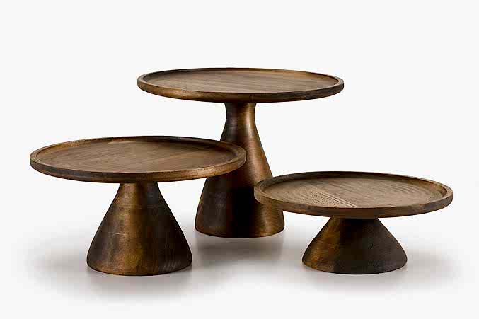 Yükseltici Set Kek Standı / Ihlamur / 3177