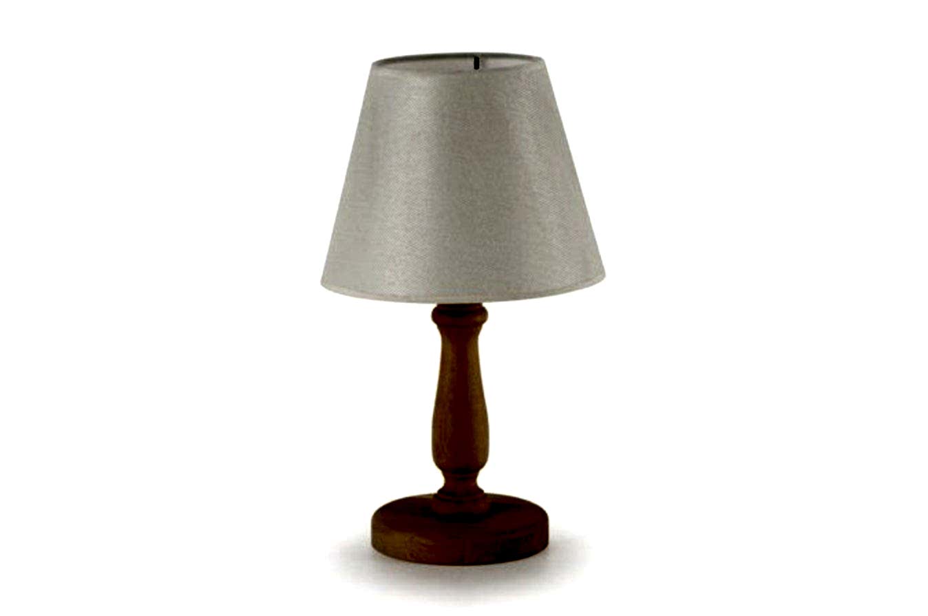 Ahşap Abajur / Kayın / 2273