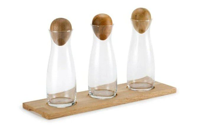 Cam İçecek Sunum Ahşap Kapağı / Kiraz /  3106