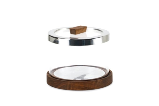 Cam İçecek Sunum Ahşabı Yükselticisi / Meşe / 3110