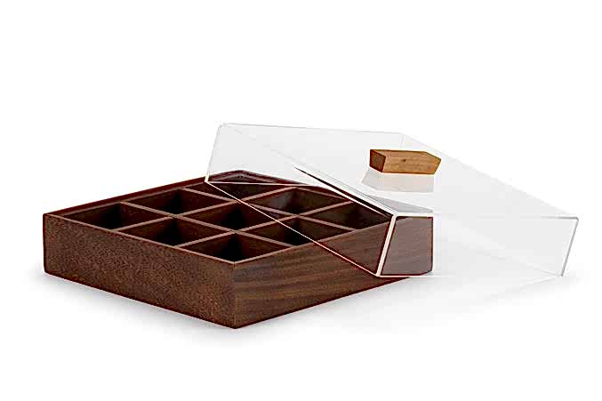 Kuruyemiş Sunum Ahşabı / Ceviz / 3284