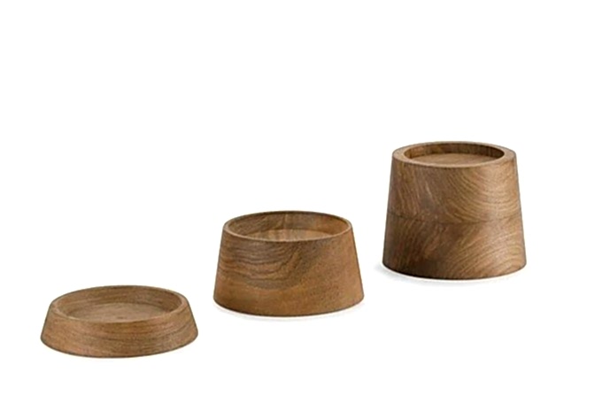 Cam İçecek Sunum Ahşabı Yükselticisi / Ceviz / 3110