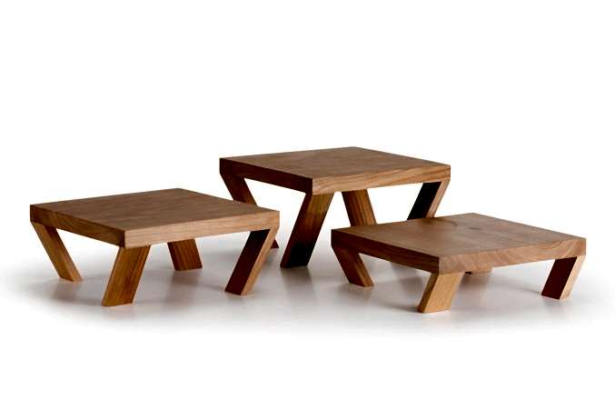 Yükseltici Set Sunum Ahşabı / Meşe / 3144