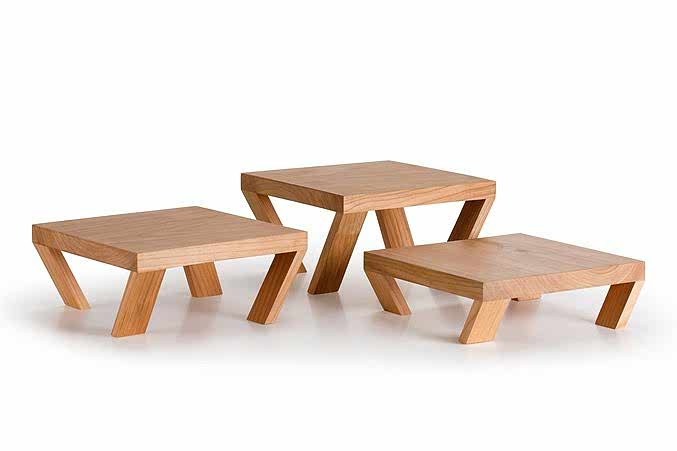 Yükseltici Set Sunum Ahşabı / Meşe / 3149