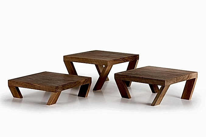 Yükseltici Set Sunum Ahşabı / Ceviz / 3143